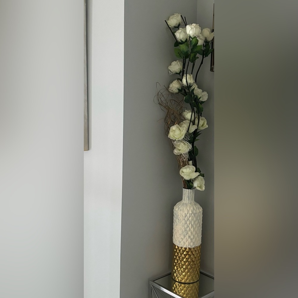 Base y flores